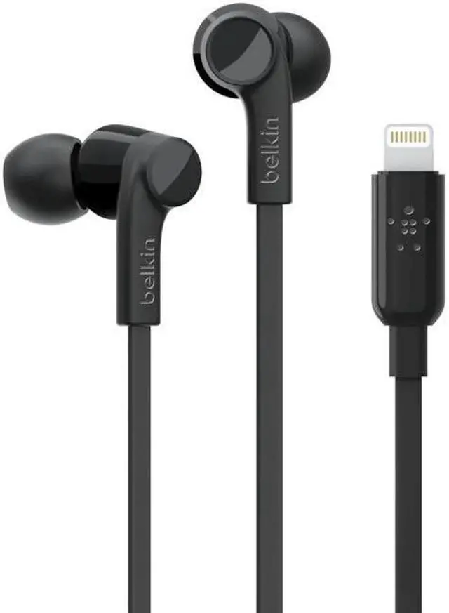 Alt view image 12 of 12 - Belkin Rockstar Headphones With Lightning Connector