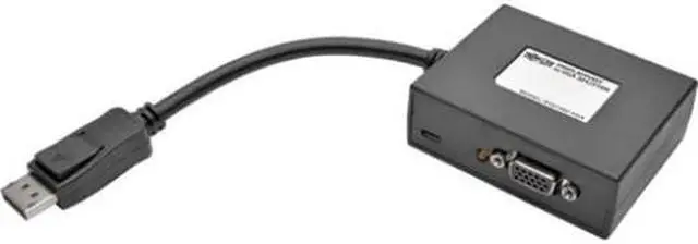 Alt view image 9 of 17 - Tripp Lite Mfg Co. 2Port Dp To Vga Splitter (B157-002-VGA)