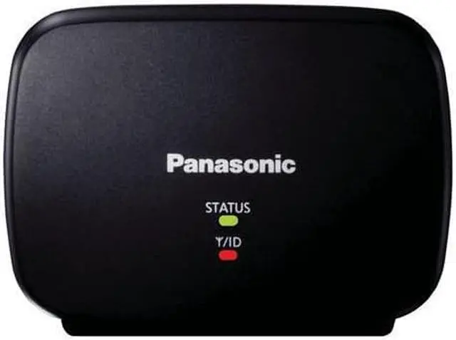 Alt view image 6 of 7 - panasonic kx-tga407b range extender for dect 6.0 plus cordless phone systems landline telephone black