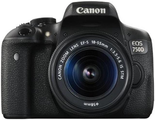 New CANON EOS 750D DSLR Camera + EF-S 18-55mm Lens