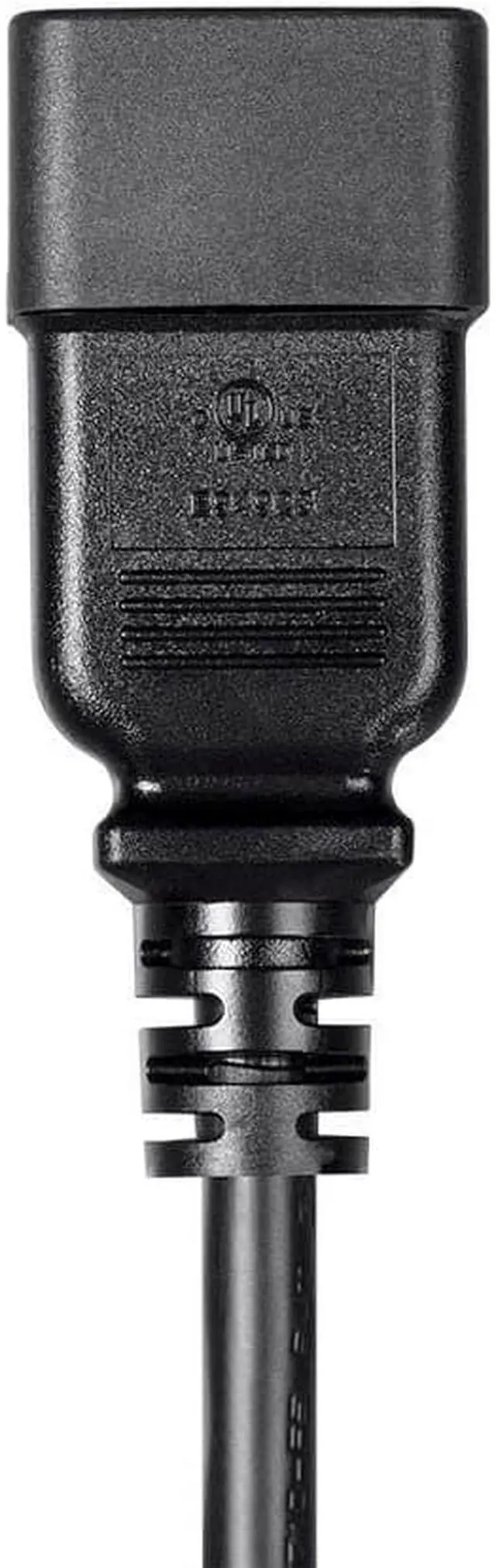 Alt view image 5 of 6 - Monoprice 3ft 14AWG Power Cord for PDU, 15A (IEC-320-C13 to IEC-320-C20)