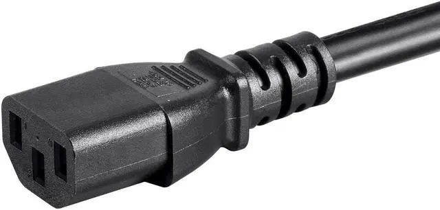 Alt view image 3 of 6 - Monoprice 3ft 14AWG Power Cord for PDU, 15A (IEC-320-C13 to IEC-320-C20)