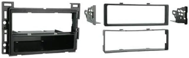 Alt view image 9 of 15 - Metra 99-3302 Metra gm/pontiac/ saturn din dash kit with pocket