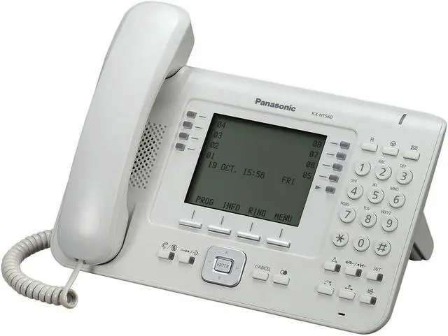Alt view image 5 of 6 - Panasonic KX-NT560 Large Screen IP Proprietary Phone