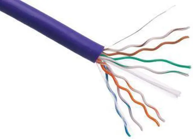 Main image of Axiom C6BCS-P1000-AX Cat6 23Awg 4-Pair Solid Conductor 550Mhz Bulk Cable Spool 1000Ft (Purple)