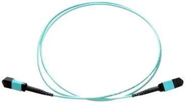 Main image of AXIOM MPO MALE TO MPO MALE MULTIMODE OM4 50/125 FIBER OPTIC CABLE - 8M