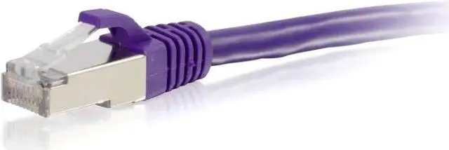 Alt view image 2 of 2 - C2g-2Ft Cat6 Snagless Shielded (Stp) Network Patch Cable - Purple