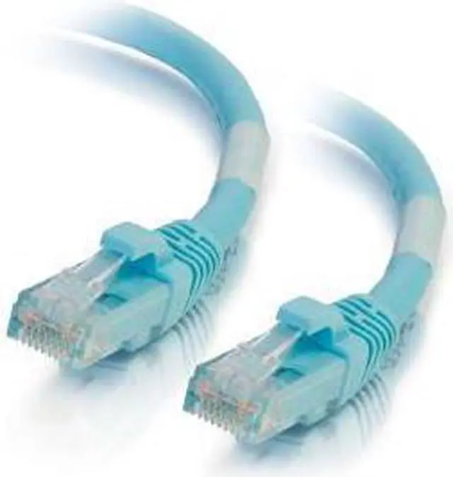 Main image of C2G 00770 Cat6A Snagless Unshielded (Utp) Network Patch Cable - Patch Cable - Rj-45 (M) To Rj-45 (M) - 20 Ft - Utp - Cat 6A - Molded, Snagless, Stranded - Aqua