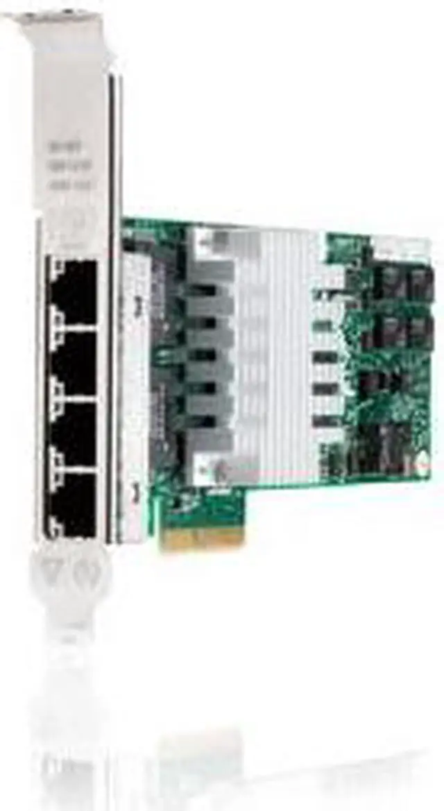 Alt view image 2 of 5 - HP NC364T Network Adapter 10/100/1000Mbps PCI-Express 4 x RJ45