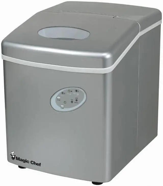 Alt view image 13 of 17 - MAGIC CHEF MCIM22TS 27-lb portable mini ice maker ,silver