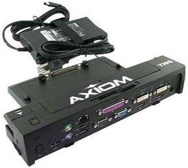 Main image of AXIOM E-PORT PLUS REPLICATOR USB 3.0 W/130-WATT POWER ADAPTER CORD FOR DELL