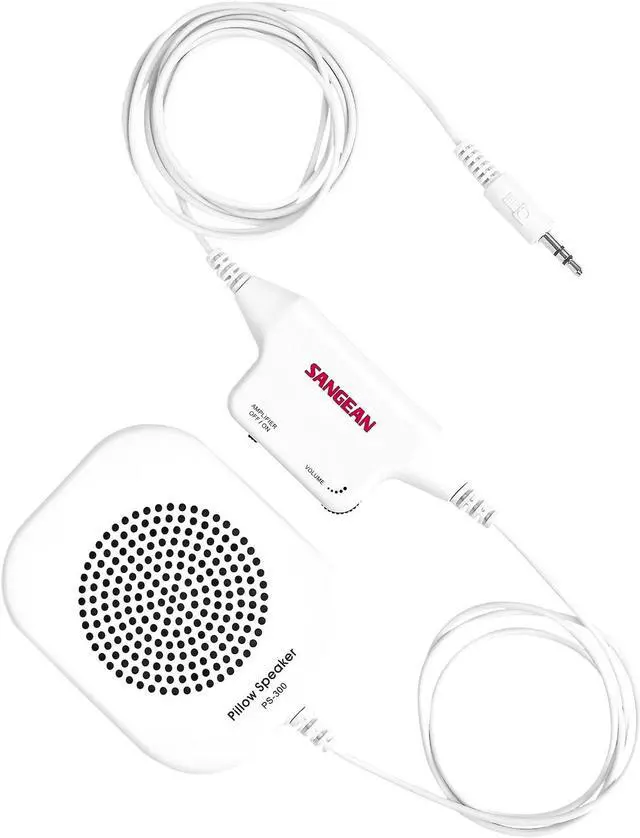 Alt view image 2 of 16 - SANGEAN PS-300 Pillow Speaker with in-line Volume Control and Amplifier -