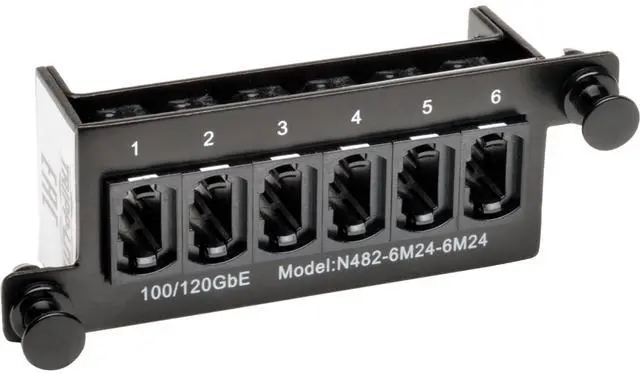 Alt view image 2 of 15 - Tripp Lite 100Gb/120Gb Pass-through Cassette - Fiber optic cassette - MTP/MPO X