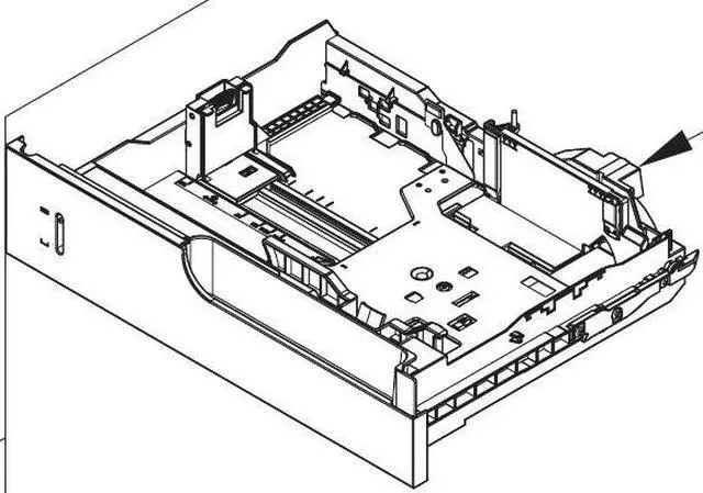 Main image of HP RM1-5928-000CN 500-Sheet Paper Input Tray Cassette - Pull Out Cassette That The Paper Is Loaded Into - Use As The 2, 3, 4, And 5 Paper Input Tray Cassette