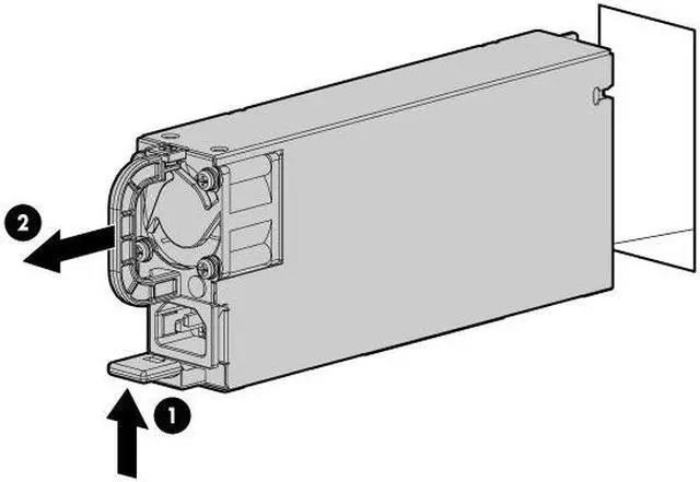 Main image of HP 511777-001 460 Watt Ac Common Slot (Cs) Gold Hot-Plug Power Supply - Does Not Support Power Discovery Services (Black Plug) - 92% Efficiency, 100-240Vac At 50/60Hz - Mixing Of Power Supplies In Th