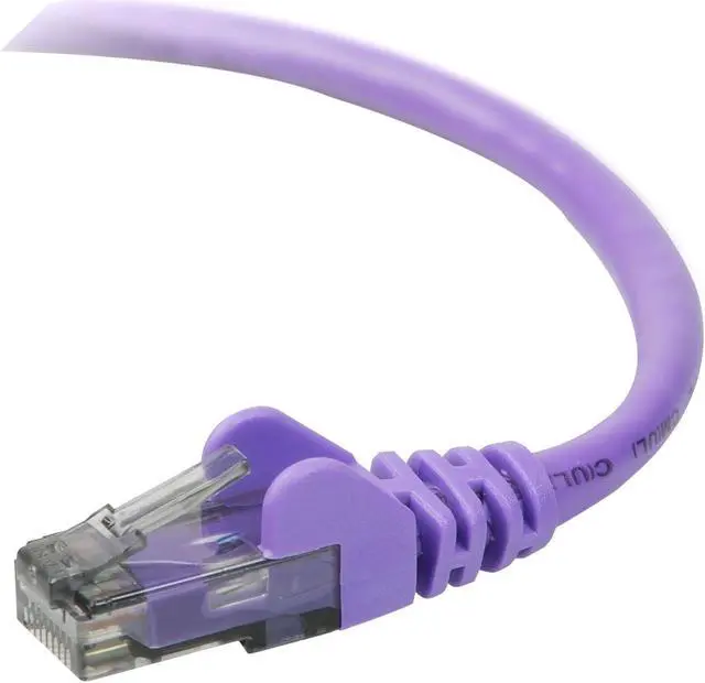 Main image of Belkin A3L980-01-PUR 1 ft. Cat 6 Network Ethernet Cable