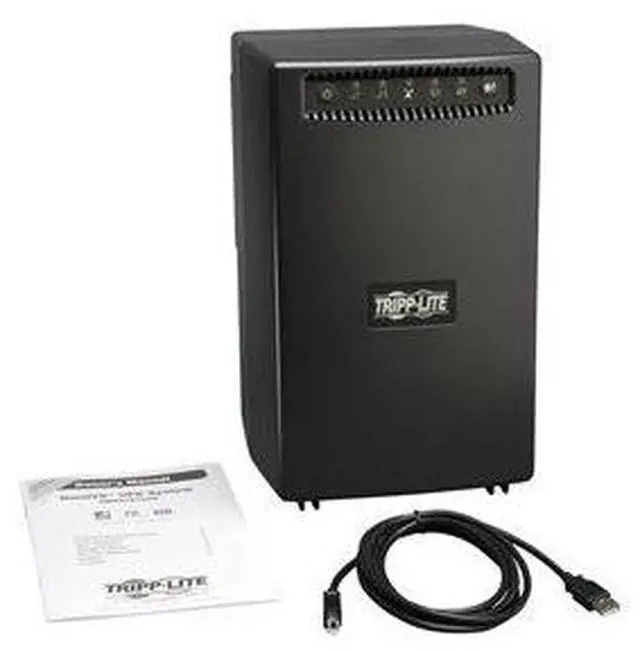 Alt view image 9 of 16 - Tripp Lite OMNIVS1500 OMNI VS 1500 VA 940 Watts 8 Outlets Line Interactive Tower UPS