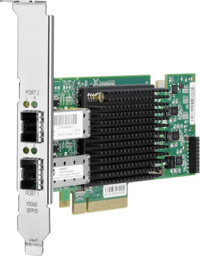 Alt view image 3 of 7 - HP NC552SFP Network Adapter 10Gbps PCI-Express