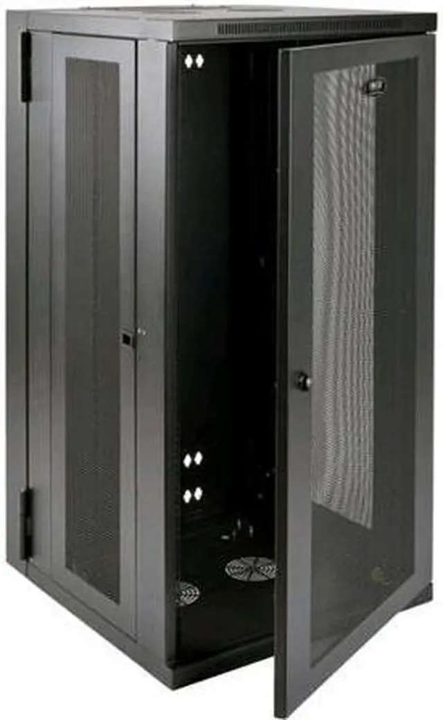 Main image of Tripp Lite SmartRack 26U UPS-Depth Wall-Mount Rack Enclosure Cabinet, Hinged Back