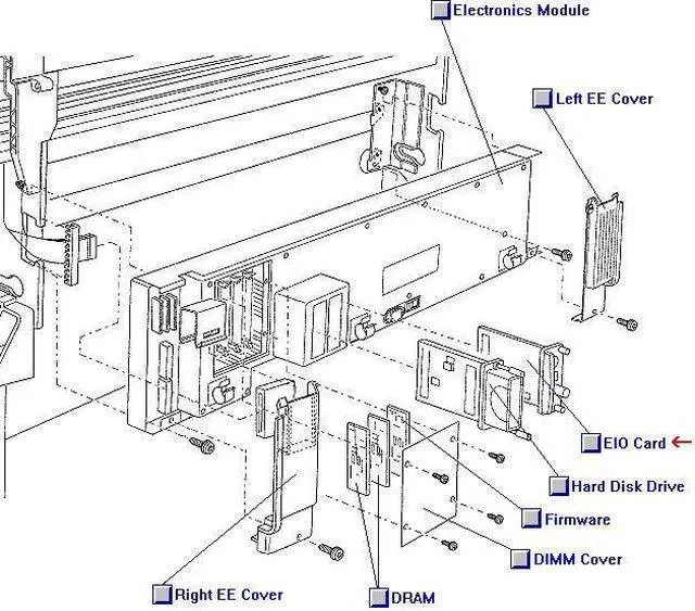 Alt view image 3 of 8 - HP J7934G Jetdirect 620n Fast Ethernet Internal Print Server RJ45