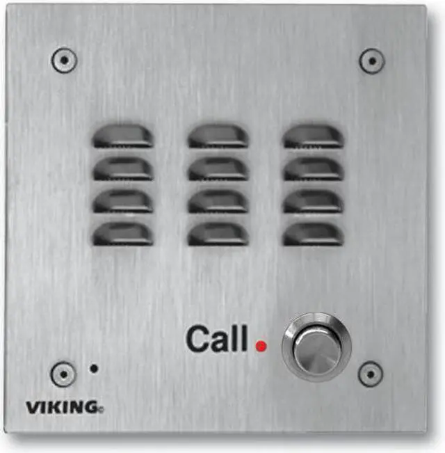 Alt view image 2 of 4 - Viking Electronics E-30 Stainless Steel Hansdsfree Phone