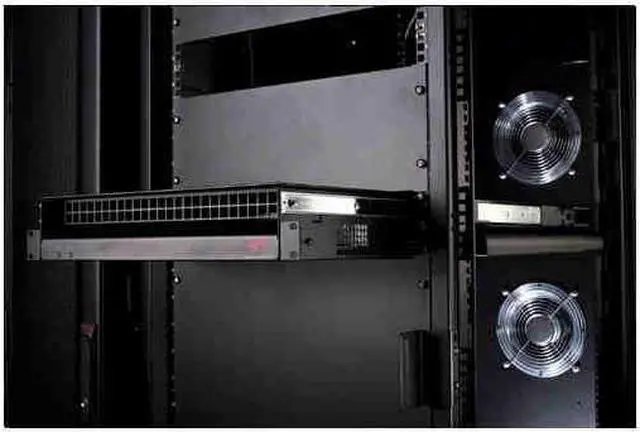 Alt view image 3 of 15 - APC ACF201BLK Rack Side Air Distribution 2U 115V 60Hz