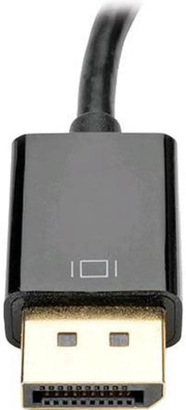Alt view image 5 of 11 - Tripp Lite DisplayPort to VGA Active Cable Adapter, DP 1.2, Converter for DP to HD15 (M/F), 1920 x 1200/1080p, 6 in. (P134-06N-VGA-V2)