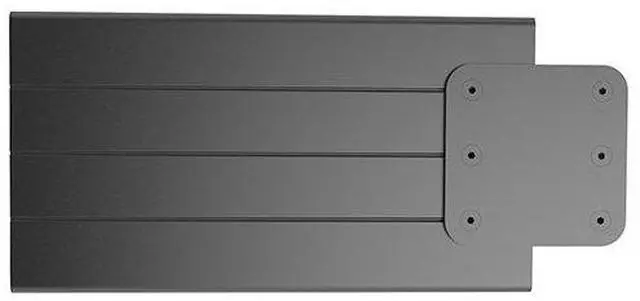 Alt view image 2 of 5 - Chief 8" Fusion Series Vw Extrusion FCAX Extender LCM LBM LCM Floor Ceiling Monitor Display Bracket Mount Kit Black  FCAX08