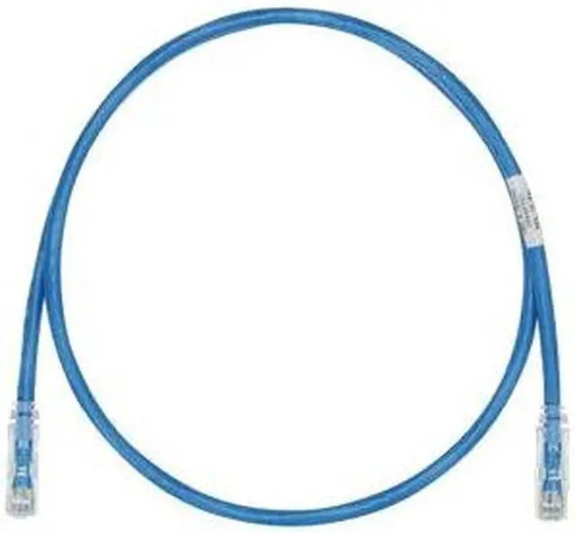 Alt view image 2 of 10 - Panduit UTP28SP15BU 15 ft. Cat 6 Black Network Ethernet Cable