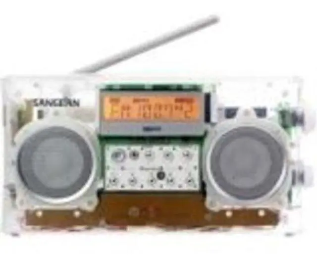 Alt view image 4 of 7 - Sangean FM-Stereo RBDS/AM Digital Tuning Portable Receiver, Clear #PR-D5 CL