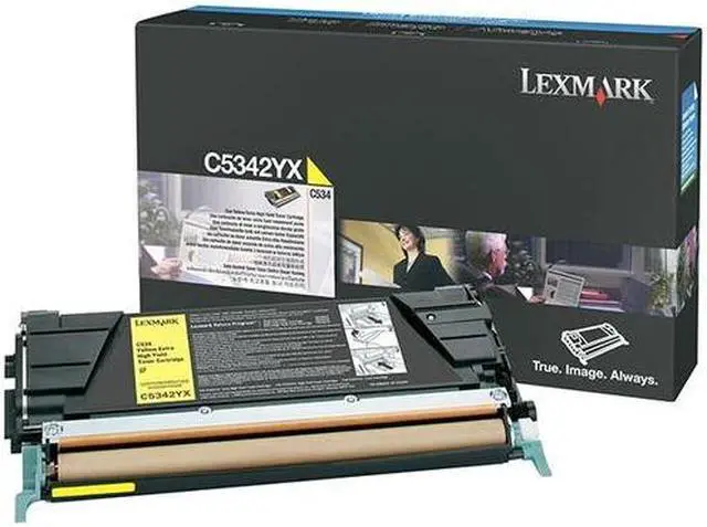 Alt view image 6 of 9 - LEXMARK C5342YX Extra High Yield Toner Cartridge Yellow