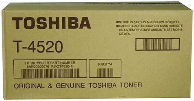 Alt view image 2 of 6 - Toshiba T-4520 Toner Cartridge - Black