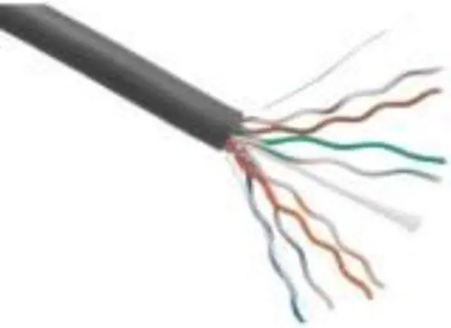 Alt view image 2 of 3 - Axiom C6ABCS-G1000-AX Cat6A 23Awg 4-Pair Solid Conductor 650Mhz Cable Spool 1000Ft (Gray)