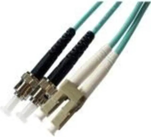Alt view image 3 of 5 - AXIOM LC/ST MULTIMODE DUPLEX OM4 50/125 FIBER OPTIC CABLE 0.5M