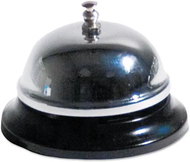 Main image of Innovera 10000 Call Bell, 3-3/8 Inch Diameter, Brushed Nickel