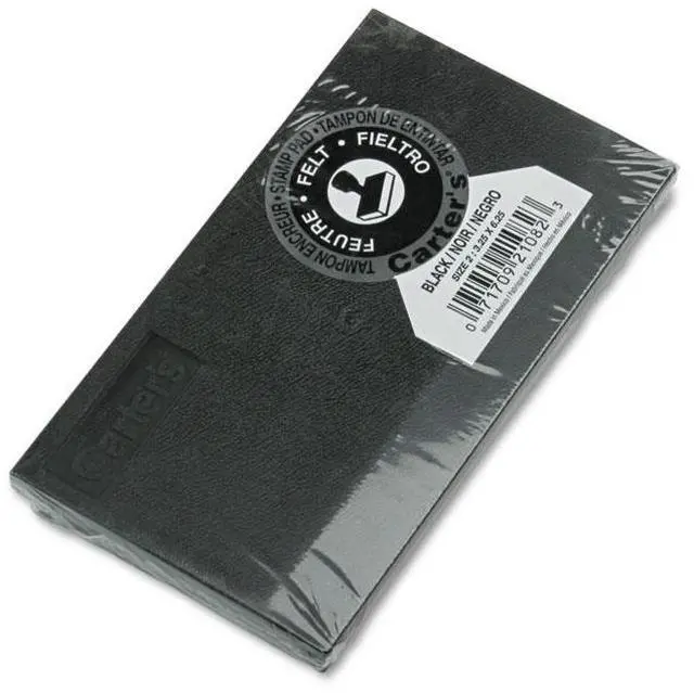 Alt view image 6 of 8 - Felt Stamp Pad 6 1/4 x 3 1/4 Black