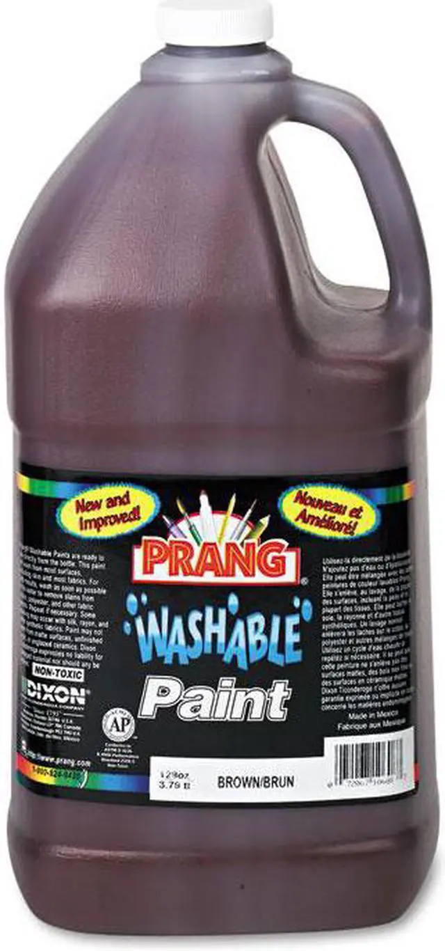 Alt view image 3 of 11 - Prang Washable Tempera Paint Brown 128 oz. (10608) X10608