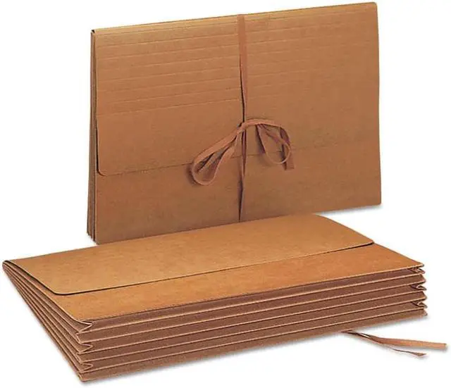 Alt view image 7 of 10 - Smead 5 1/4" Exp Wallet Redrope 14 3/4 x 9 1/2 Redrope 71075