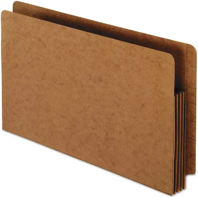Alt view image 4 of 15 - Pendaflex Heavy-Duty End Tab File Pockets Straight Cut 1 Pocket Legal Brown 95545