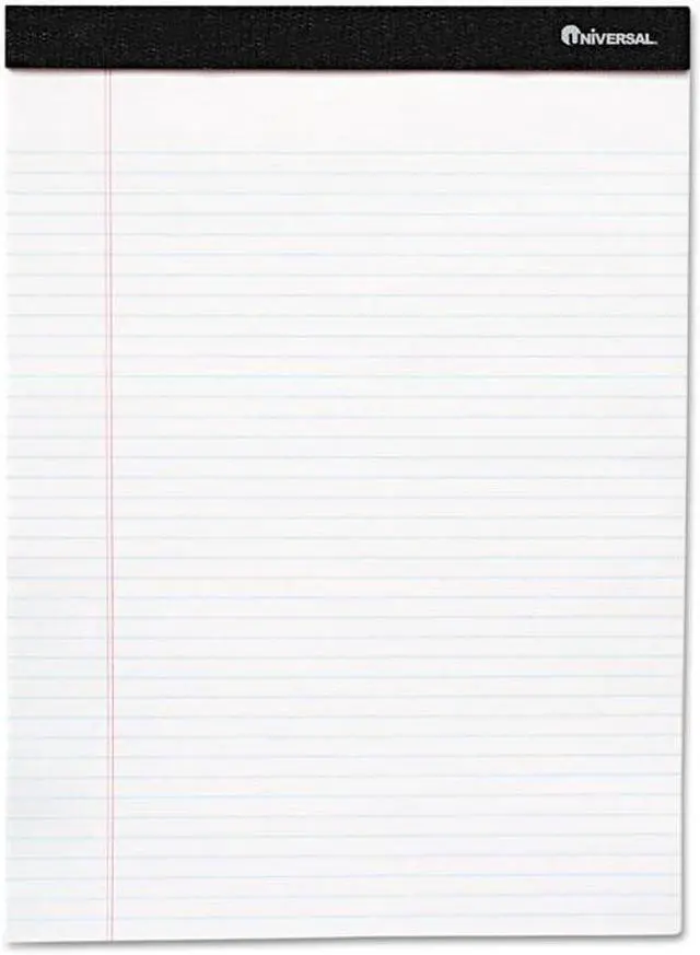 Main image of Innovera UNV57300 Premium Ruled Writing Pads, White, 5 X 8, Legal Rule, 50 Sheets, 12 Pads