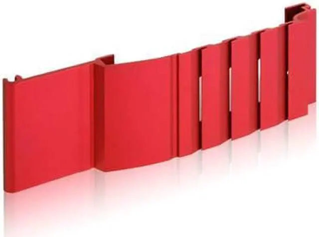 Alt view image 2 of 7 - iStarUSA DD-200-SEA-RED 2U Compact Stylish Rack Mount Chassis With Sea Bezel - Red