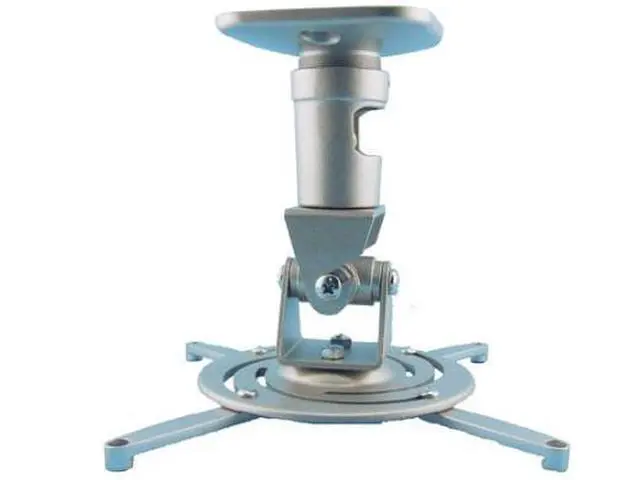 Alt view image 4 of 10 - Amer Mounts Universal Celing Projector Mount Supports Up To 30 lbs - Silver
