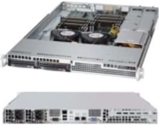 Alt view image 4 of 7 - Supermicro CSE-813LT-R500CB Chassis