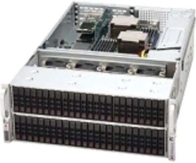 Alt view image 2 of 3 - SUPERMICRO CSE-417E16-R1400UB Black 4U Rackmount Server Case 1400W Redundant w/ 80 PLUS Gold Certified