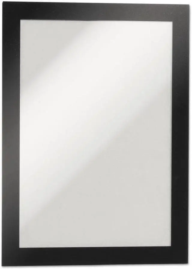 Main image of Durable Duraframe Sign Holder, 5 1/2 X 8 1/2, Black Frame, 2/Pack 491301