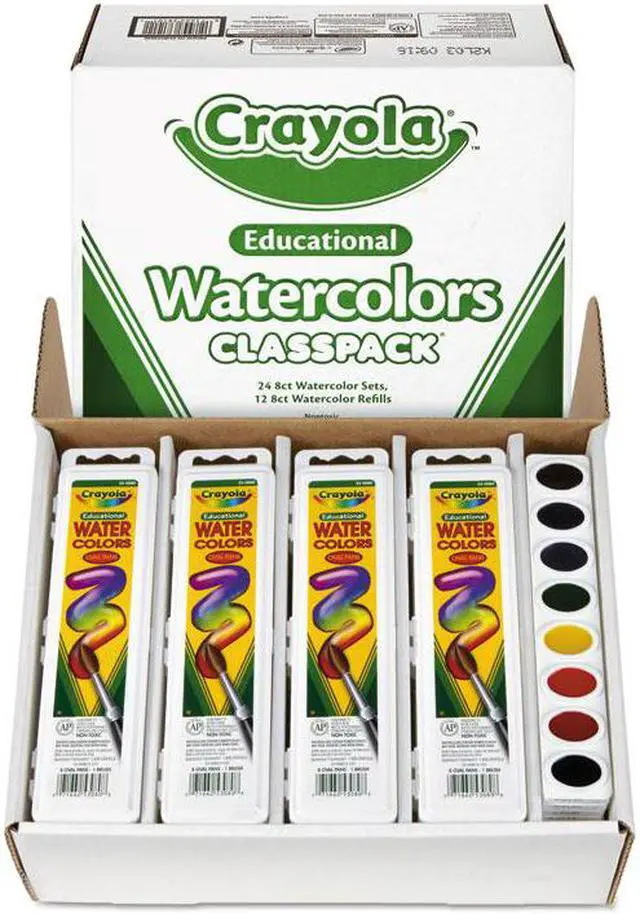 Alt view image 3 of 15 - Crayola Classpack Washable Painting Kit 53-8101