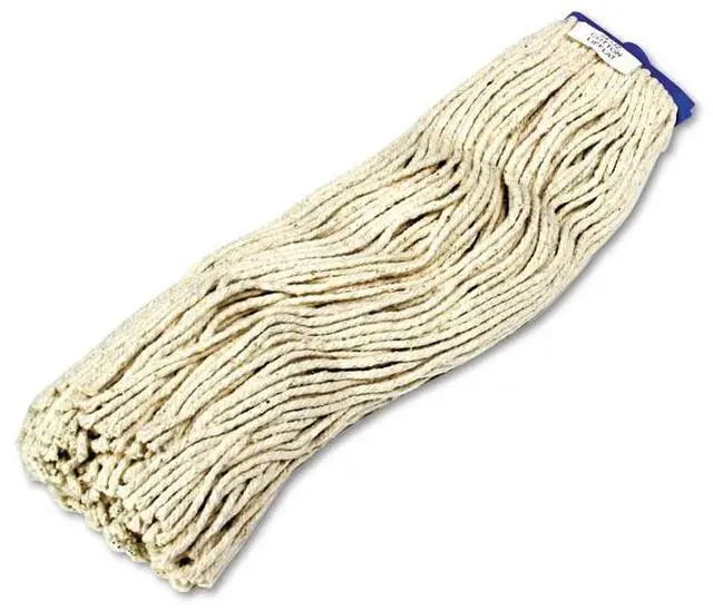 Alt view image 2 of 13 - Boardwalk Cut-End Lie-Flat Wet Mop Head Cotton 24oz White 724CEA