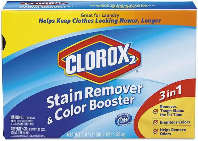 Alt view image 3 of 10 - Clorox 2 Laundry Stain Remover and Color Booster Powder, 49.2 Ounce
