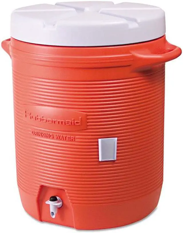 Alt view image 4 of 9 - Rubbermaid Commercial 325-1610-01-11 10 Gal Water Cooler,  Orange