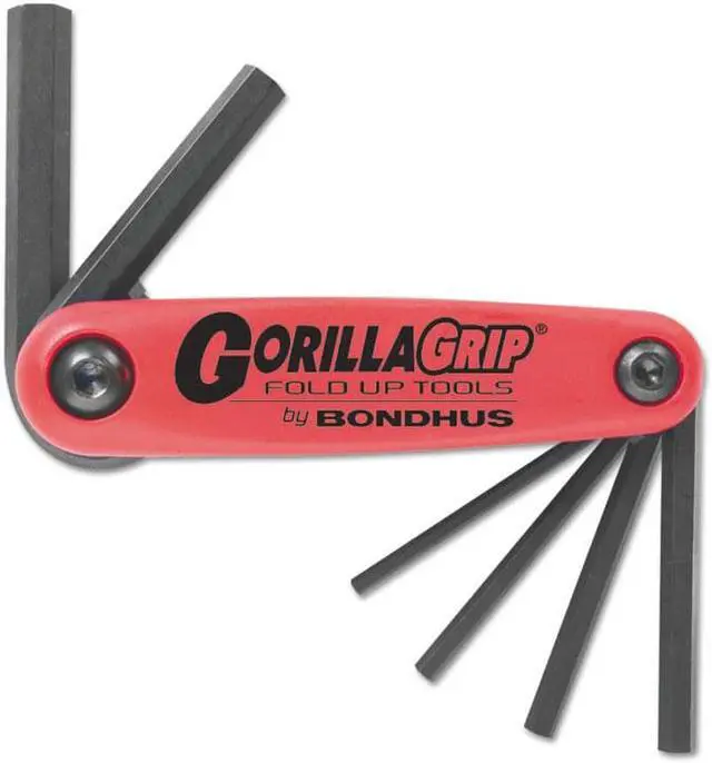 Alt view image 6 of 14 - Bondhus 116-12592 1.5Mm-6Mm Gorilla Grip Foldup Tool Set